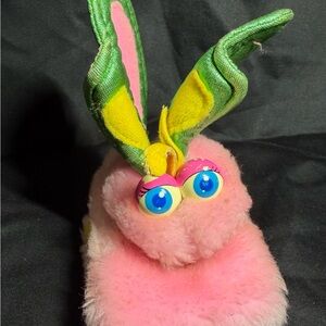 Hasbro watch Pink and Green Plush Butterfly ToyBracelet